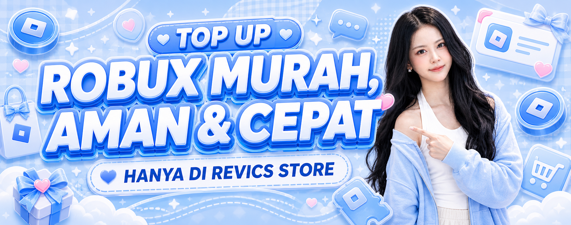 Top Up Robux Murah, Aman & Cepat Revics Store